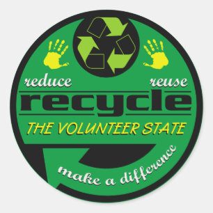 RRR Der Freiwillige Staat Runder Aufkleber