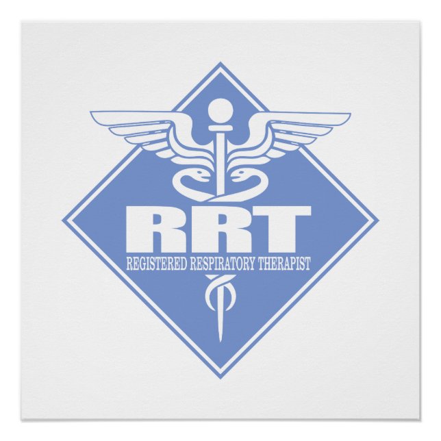 RRT Registrierter Atemtherapeut Poster (Vorderseite)