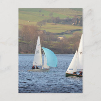 RS200 und Firefly Dinghies Postkarte