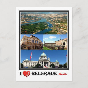 RS Serbien - Belgrad - Postkarte