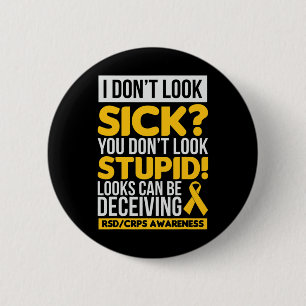 Rsd Awareness Crps Awareness-Geschenk Button