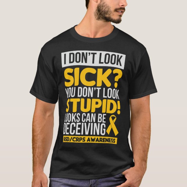Rsd Awareness Crps Awareness-Geschenk T-Shirt (Vorderseite)