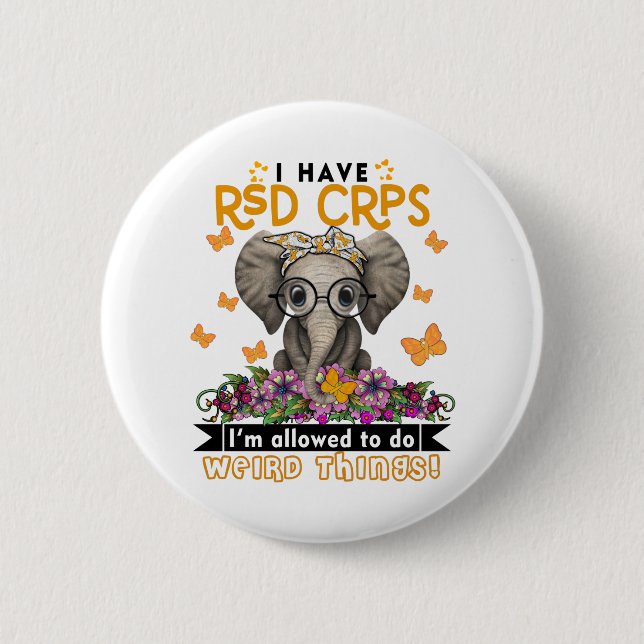 RSD CRPS-Aufklärungsmonatsgeschenke Button (Vorderseite)