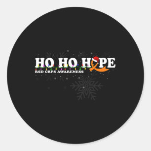 Rsd Crps Awareness Christmas Wish Runder Aufkleber
