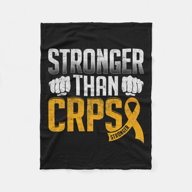 Rsd Crps Awareness Complex Regional Pain Syndrome Fleecedecke (Vorderseite)