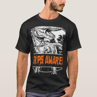 RSD CRPS Awareness Dinosaurier Orange Ribbon T-Shirt