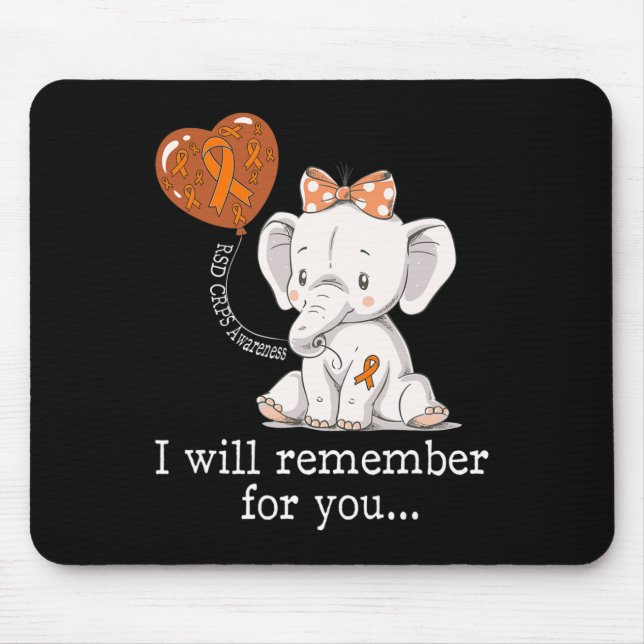 Rsd Crps Awareness Elephant Mousepad (Vorne)