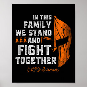 Rsd-crps Awareness Family unterstützen Spartan-Kri Poster
