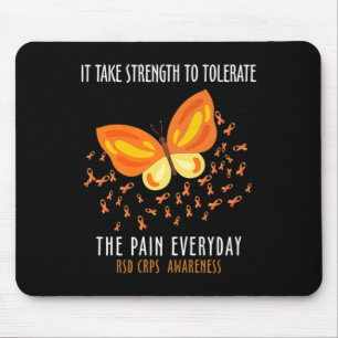 Rsd Crps Awareness Month Kostüm Butterfly Warrior Mousepad