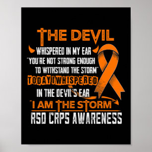 Rsd Crps Bewusstsein, dass ich der Sturmtebel bin Poster