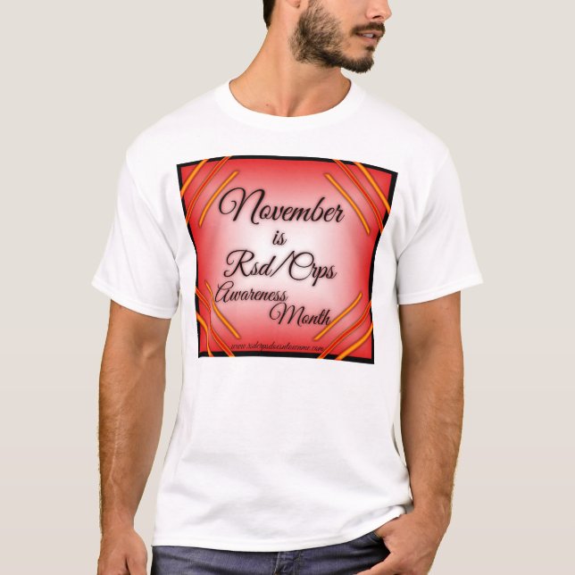 RSD/CRPS Bewusstseins-Monat T-Shirt (Vorderseite)