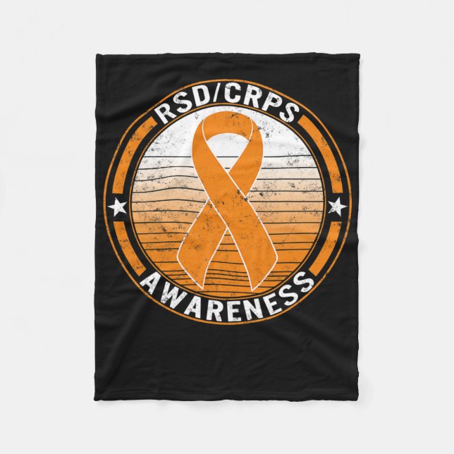 Rsd Crps Complex Regional Pain Syndrome Awareness Fleecedecke (Vorderseite)