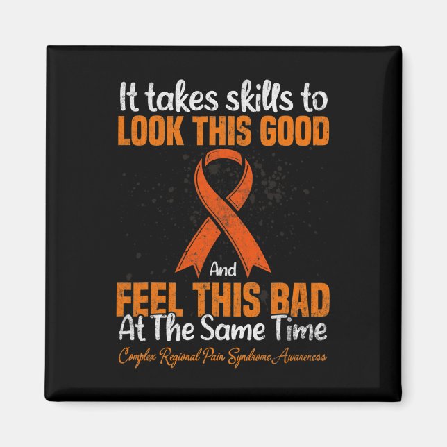 Rsd Crps Complex Regional Pain Syndrome Awareness Magnet (Vorne)