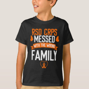 RSD CRPS hat die falsche Familie Orange Ribbon Awa T-Shirt