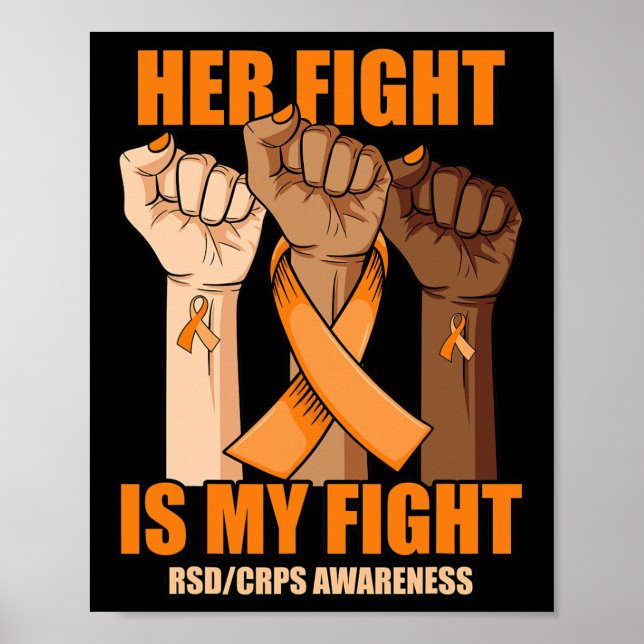 RSD CRPS: Ihr Kampf ist meine Hand Poster (Vorne)