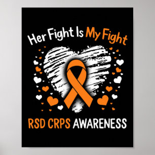 RSD CRPS ihr Kampf Orange Ribbon Complex Poster