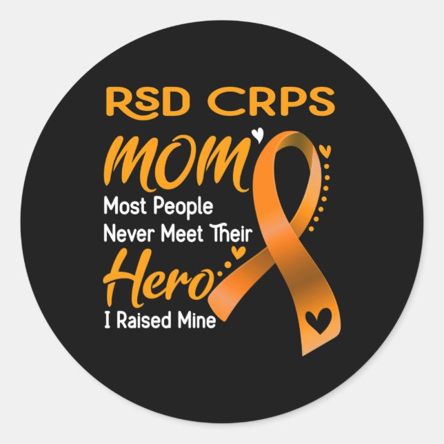 Rsd Crps Mama I meine Runder Aufkleber (Vorderseite)