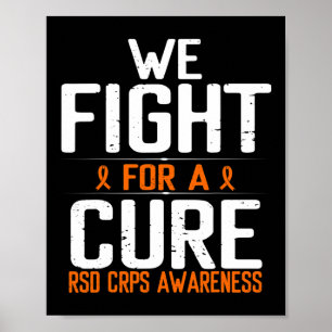 Rsd Crps Sensibilisierungskampagne für ein Heilmit Poster