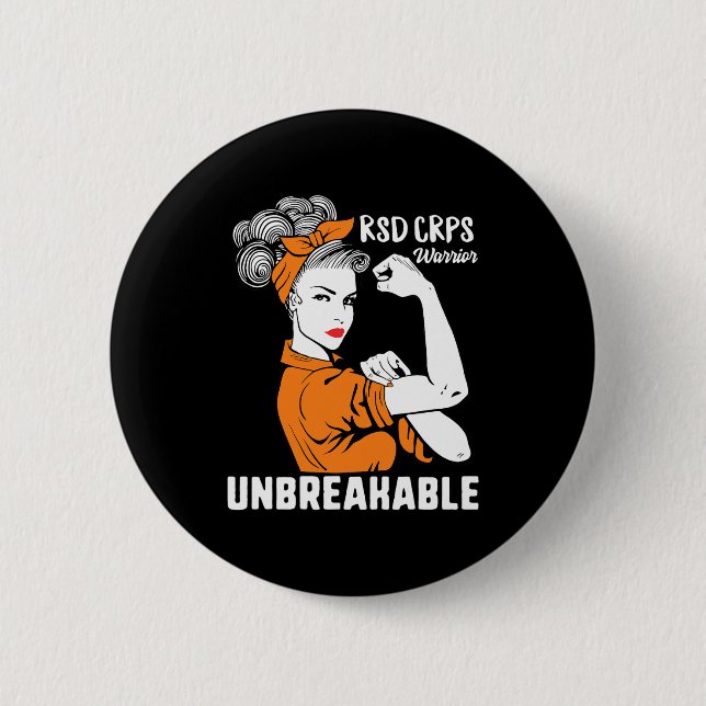 Rsd Crps Sensibilisierungskampagne Komplex Regiona Button (Vorderseite)