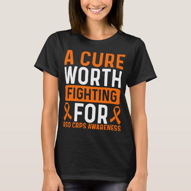 RSD CRPS-Sensibilisierungskur RSD CRPS-Survivour T-Shirt (Vorderseite)