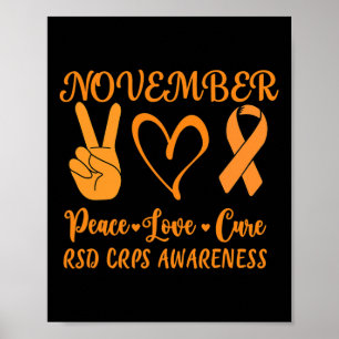Rsd Crps Sensibilisierungsmonat November Liebe Poster