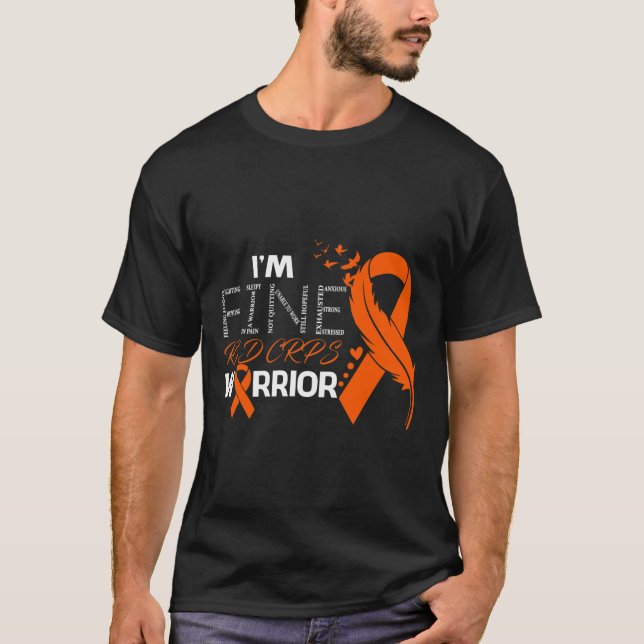 Rsd Crps Warrior I'm Fine Feather T-Shirt (Vorderseite)