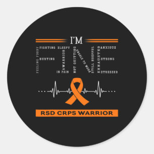 Rsd Crps Warrior I'm Fine Runder Aufkleber