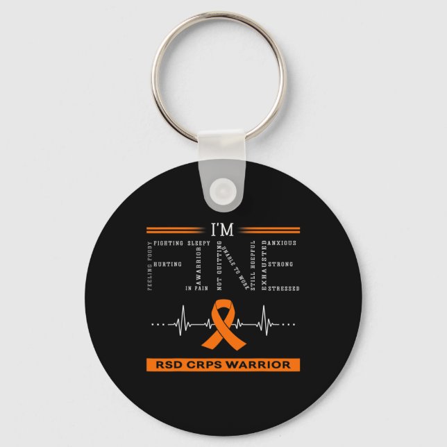 Rsd Crps Warrior I'm Fine Schlüsselanhänger (Vorderseite)