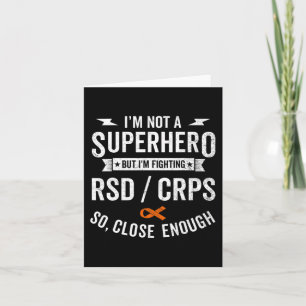 RSD CRPS Warrior Survivor Awareness Support Orange Karte