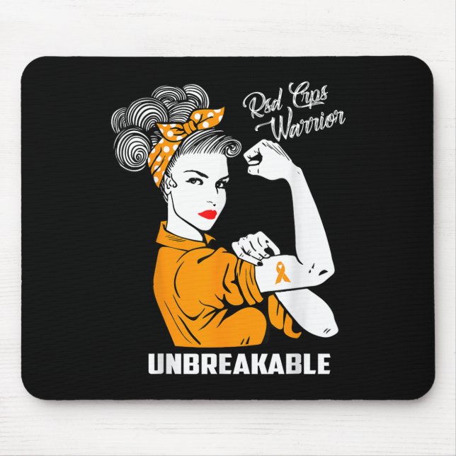 Rsd Crps Warrior Unzerbrechliche Rsd Crps Bewussts Mousepad (Vorne)