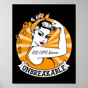 Rsd Crps Warrior Unzerbrechliche Rsd Crps Bewussts Poster