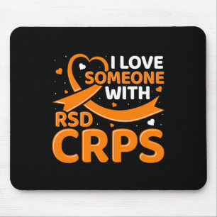 Rsdcrps Orange Ribbon Komplex Regionale Schmerzsyn Mousepad