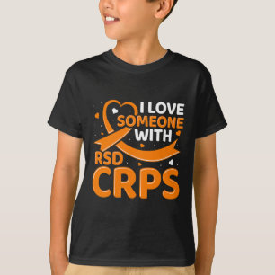 Rsdcrps Orange Ribbon Komplex Regionale Schmerzsyn T-Shirt