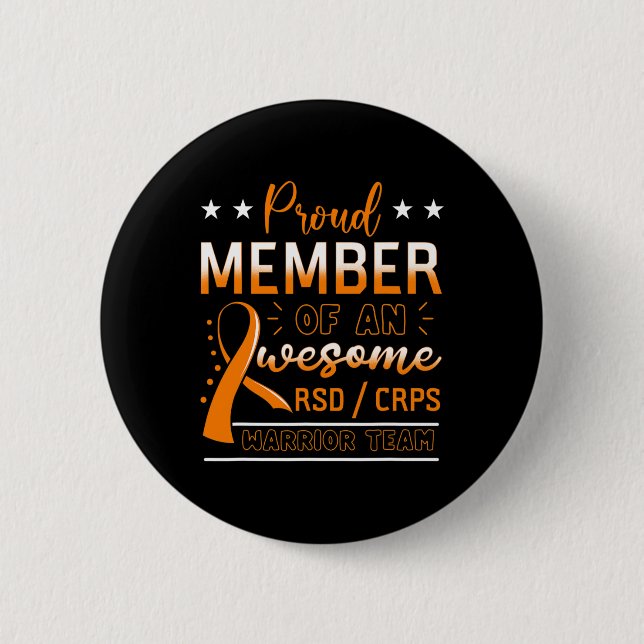 RSDCRPS Warriorteam Orange Komplexe regionale Schm Button (Vorderseite)