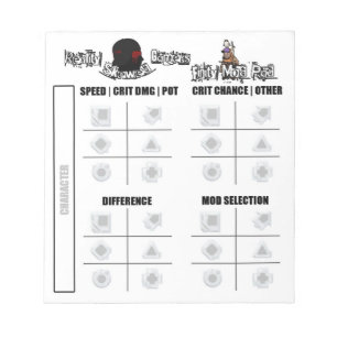 RSG Finity Mod Pad Notizblock