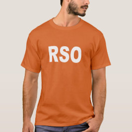 RSO Hochsichtbares Orange-Shirt - Entfernungssiche T-Shirt