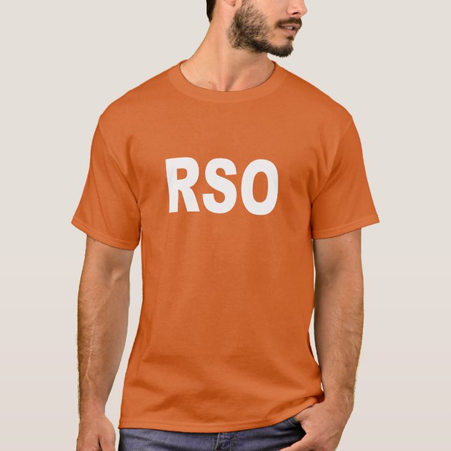 RSO Hochsichtbares Orange-Shirt - Entfernungssiche T-Shirt (Vorderseite)