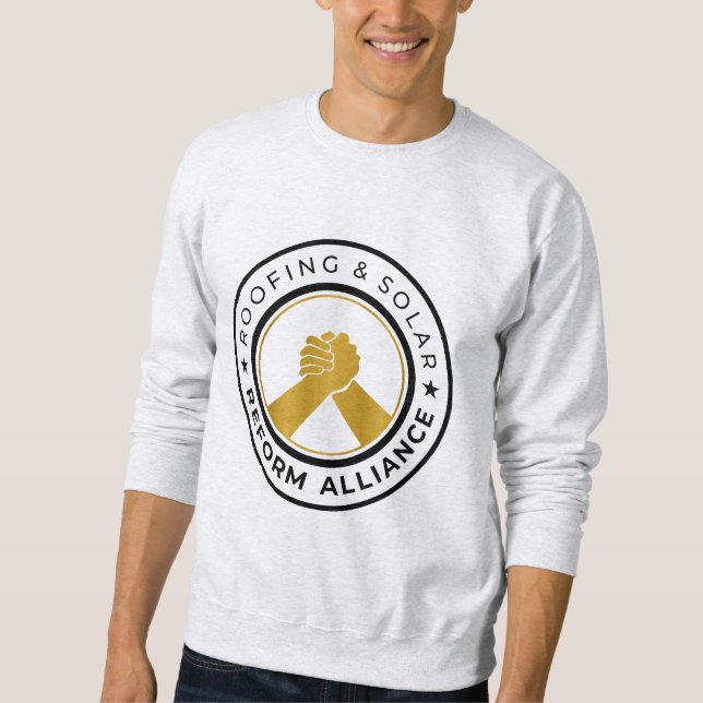 RSRA Light Gray Crewneck Sweatshirt (Vorderseite)