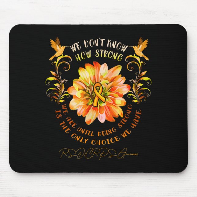 Rsrps Awareness Flower We Dont Know How Strong  Mousepad (Vorne)
