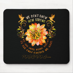 Rsrps Bewusstseinsblume Wir wissen nicht, wie star Mousepad