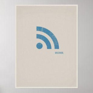 RSS-minimalistisches Poster