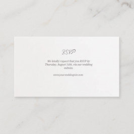 RSVP-Abschlusskarte für Hochzeiten Begleitkarte