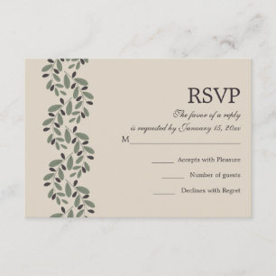 RSVP Antwort auf die RSVP-Antwort auf die Olive Br