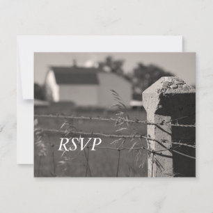 RSVP-Antwortkarte für Hochzeitslandwirte RSVP Karte