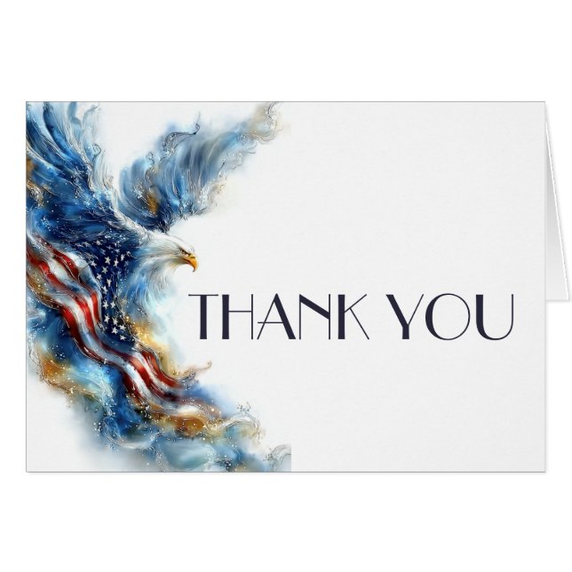 RSVP Bald Eagle Patriotic USA Semiquincentennial (Vorderseite (Horizontal))