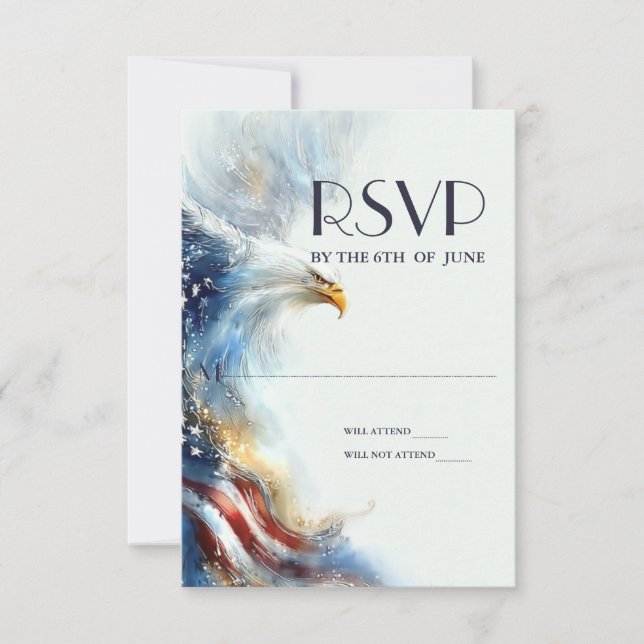 RSVP Bald Eagle Patriotic USA Semiquincentennial (Vorderseite)