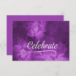 RSVP Card Lila Blume