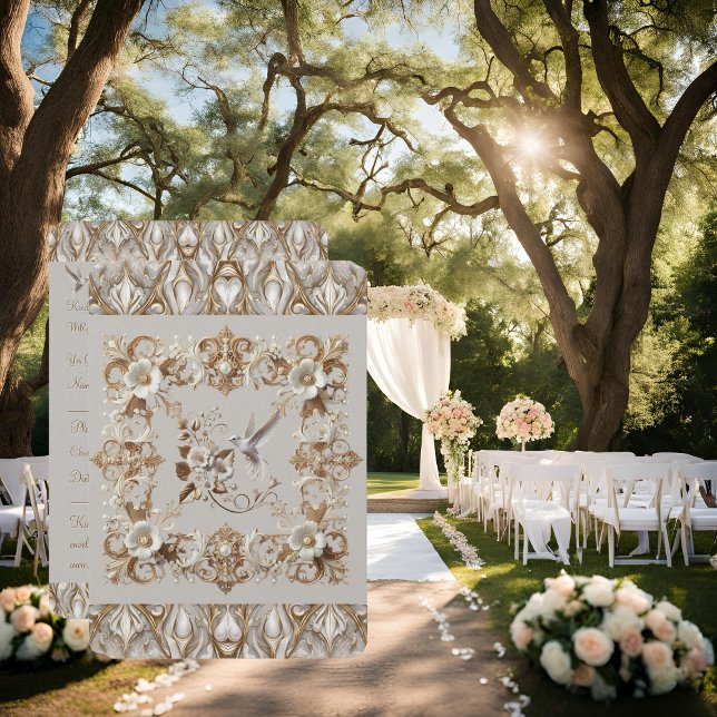 RSVP Card White Hummingbird Wedding (Von Creator hochgeladen)