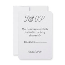 RSVP-Einladung Baby Shower
