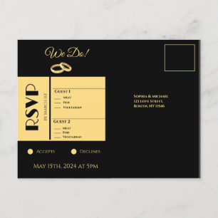 RSVP- EINLADUNGSPOSTKARTE